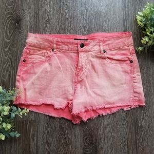 Forever 21 Faded Coral Jean Shorts